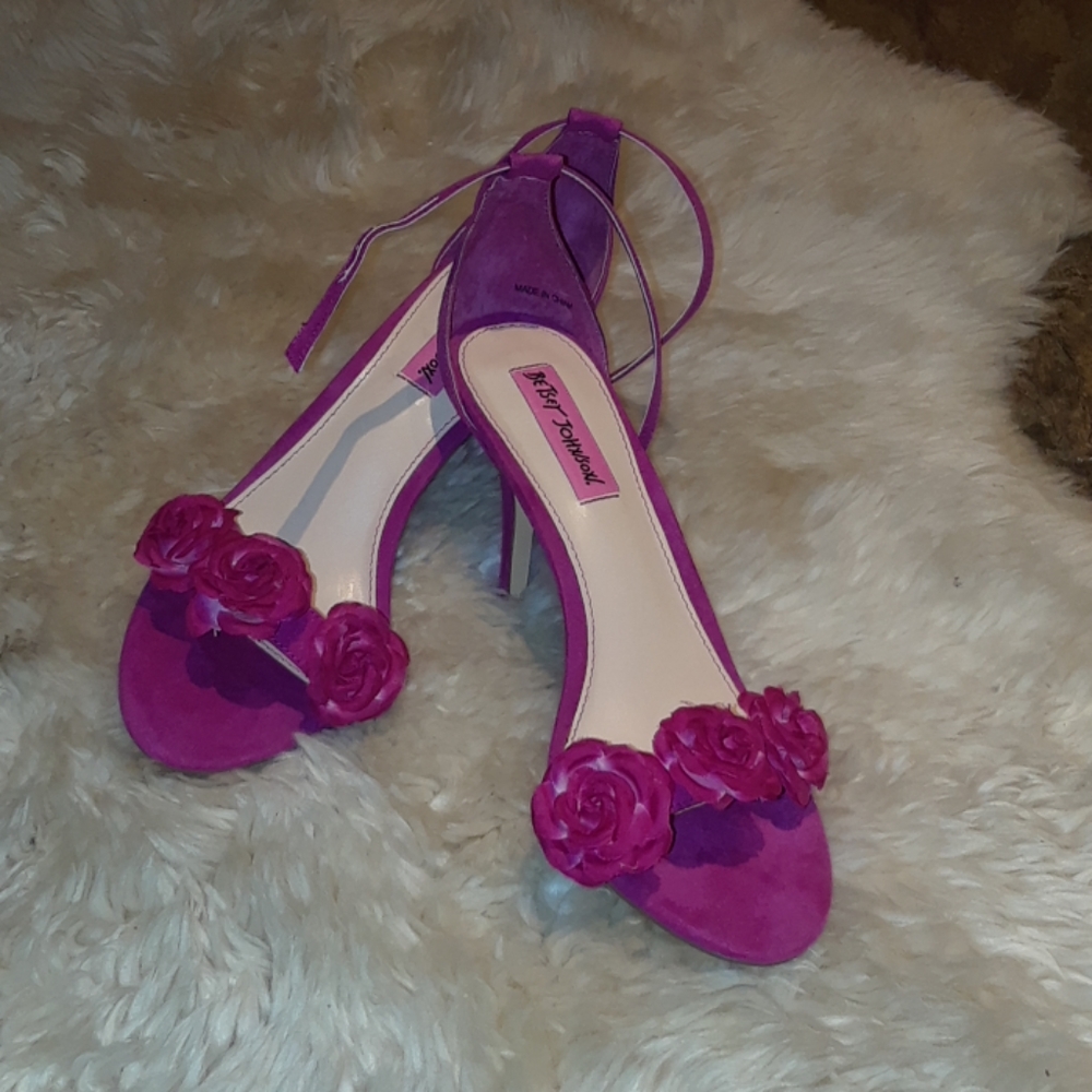 Betsey Johnson Flower Heels